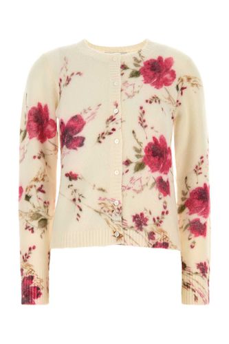 Printed Stretch Wool Blend Cardigan - Blumarine - Modalova