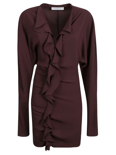 Ruffle Mid-length Dress - Philosophy di Lorenzo Serafini - Modalova