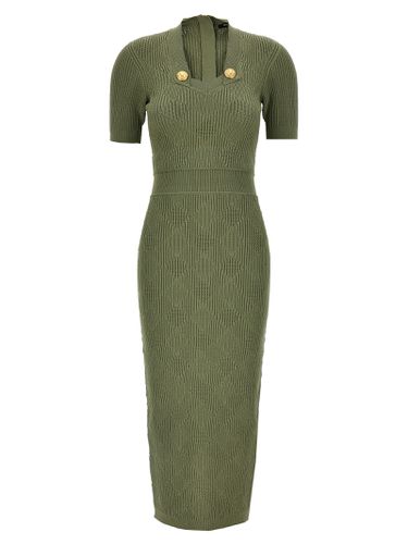 Balmain Openwork Knit Dress - Balmain - Modalova