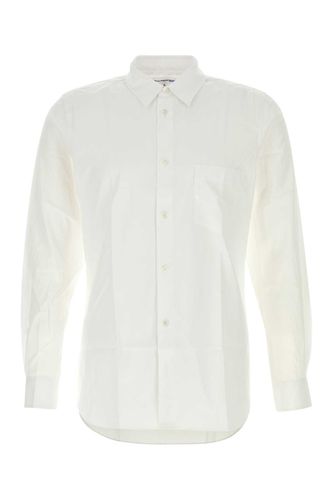 White Poplin Shirt - Comme des Garçons Shirt - Modalova