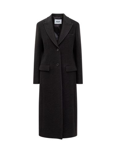 Msgm Virgin Wool Coat - MSGM - Modalova