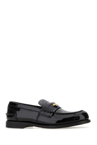 Miu Miu Black Leather Loafers - Miu Miu - Modalova