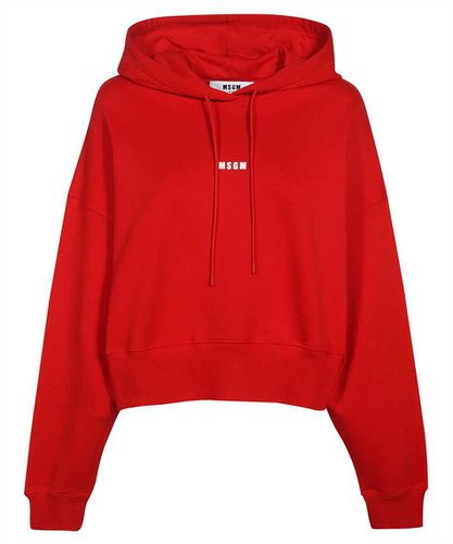 MSGM Cotton Hoodie - MSGM - Modalova