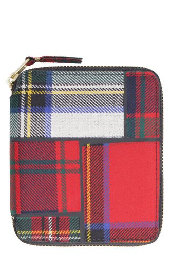 Tartan Motif Zip Around Wallet - Comme des Garçons Wallet - Modalova