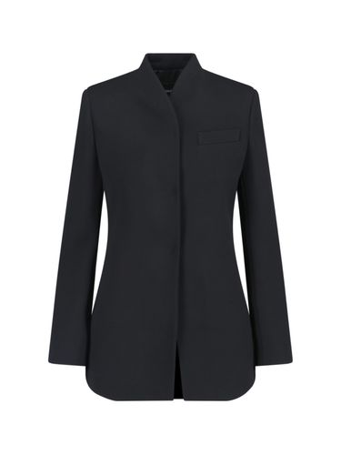 Single-breasted Wool Jacket - Giorgio Armani - Modalova