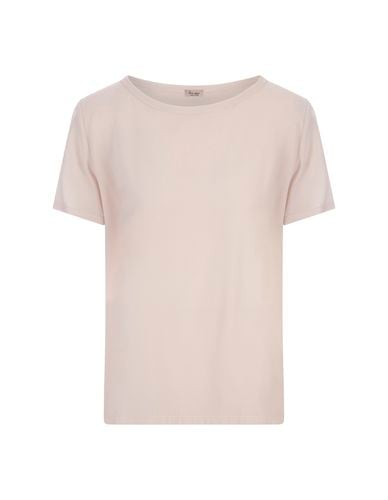 Her Shirt Ecru Opaque Silk T-shirt - Her Shirt - Modalova