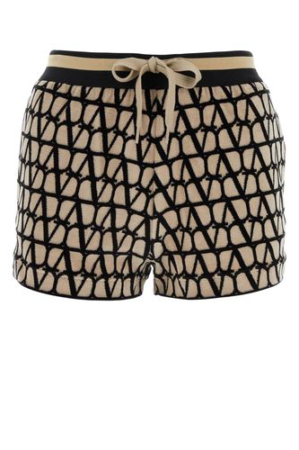 Toile Iconographe Terry Fabric Shorts - Valentino Garavani - Modalova