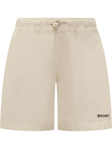 Palm Angels Cotton Bermuda Shorts - Palm Angels - Modalova