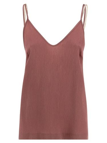 V-neck Spaghetti Strap Top - Max Mara Studio - Modalova