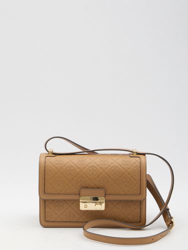 Shoulder Bag In Monogram Leather - Tory Burch - Modalova