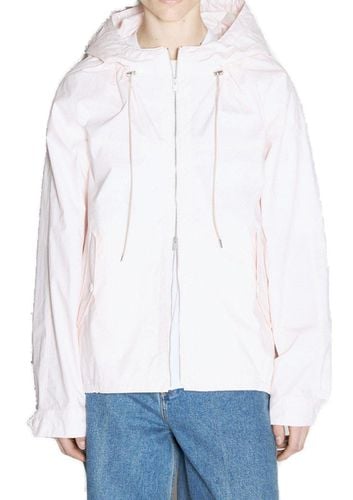 Logo Patch Drawstring Windbreaker - Lanvin - Modalova