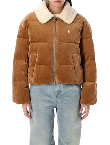 Quilted Corduroy Down Jacket - Polo Ralph Lauren - Modalova