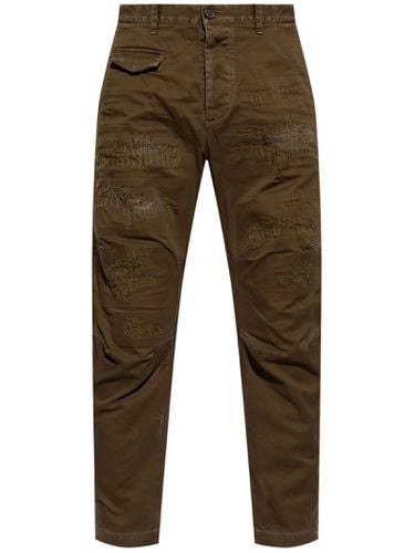 Dsquared2 Trousers Green - Dsquared2 - Modalova