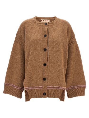 Marni Logo Intarsia Cardigan - Marni - Modalova