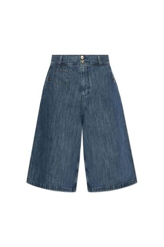 Etro Wide-leg Denim Shorts - Etro - Modalova