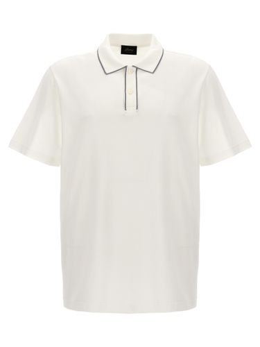 Brioni Logo Embroidery Polo Shirt - Brioni - Modalova