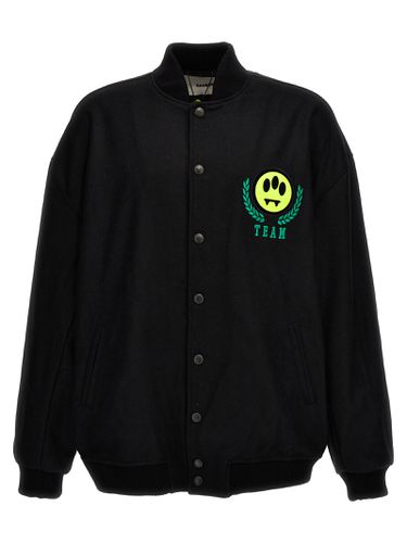 Bomber Jacket With Team Embroidery - Barrow - Modalova