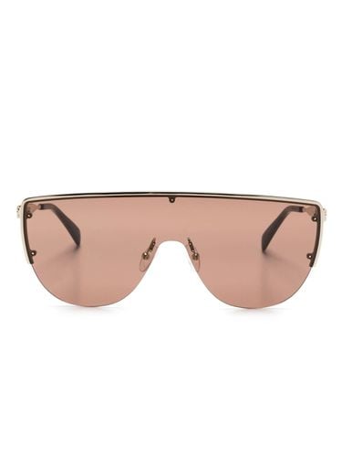 Eyewear Skull Sunglasses In Gold - Alexander McQueen - Modalova