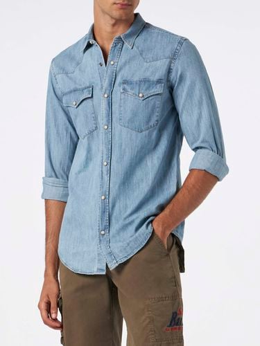 Man Denim Cotton Shirt - MC2 Saint Barth - Modalova