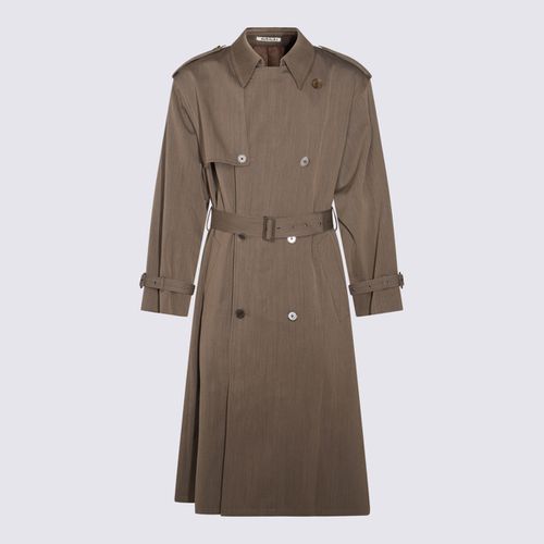 Auralee Brown Wool Trench Coat - Auralee - Modalova