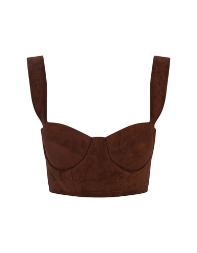 Crop Top In Suede - Ermanno Scervino - Modalova