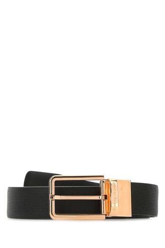 Zegna Black Leather Belt - Zegna - Modalova