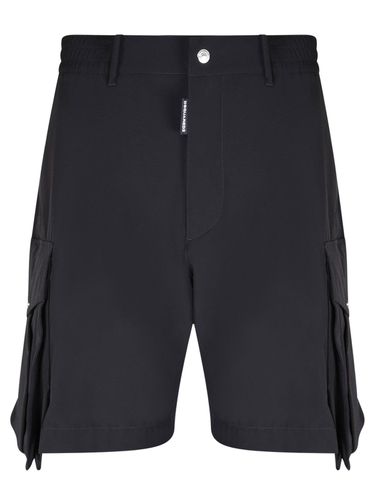 Elasticated-waistband Knee-length Cargo Shorts - Dsquared2 - Modalova