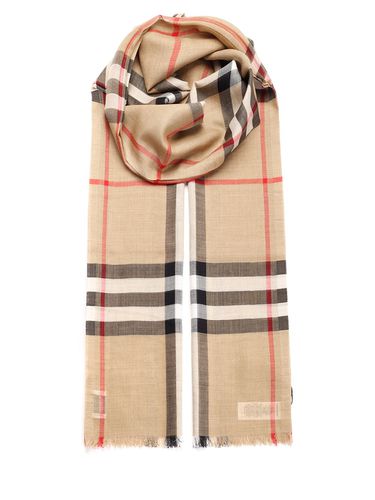 Burberry Silk Gauze Maxi Scarf - Burberry - Modalova