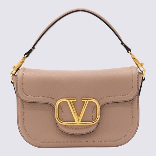 Rose Leather Alltime Shoulder Bag - Valentino Garavani - Modalova