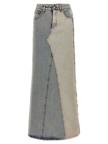 Denim Long Skirt - MM6 Maison Margiela - Modalova