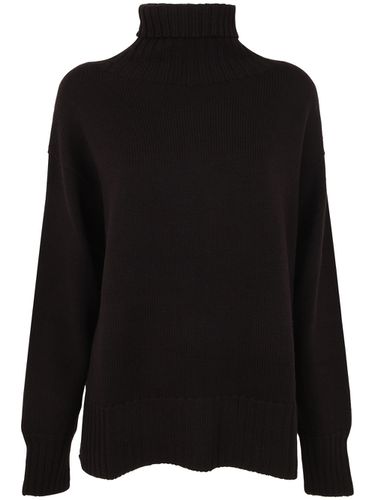 Long Sleeves Turtle Neck Oversized Sweater - Drumohr - Modalova