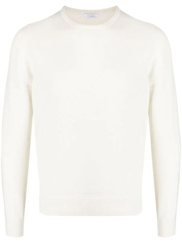 Malo White Cream Cashmere Sweater - Malo - Modalova