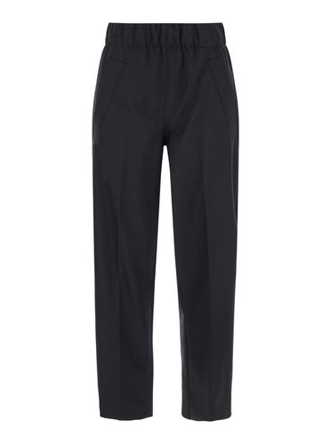 Kilo Pants With Elastic Waist In Wool Blend Stretch Woman - Tela - Modalova