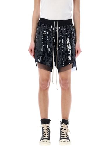 Boxers In Sequin Embroidered Silk Chiffon - Rick Owens - Modalova