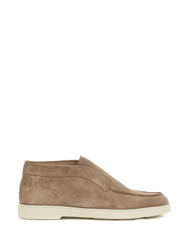 Suede Slip-on Ankle Boot For Women - Santoni - Modalova