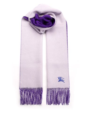 Burberry Purple Cashmere Scarf - Burberry - Modalova