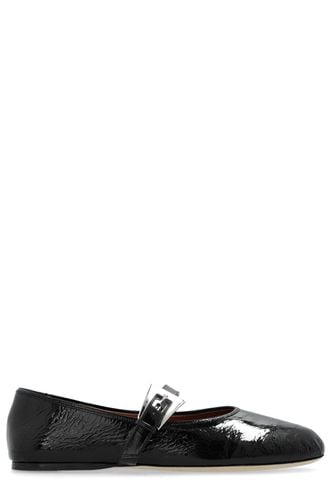 Sveva Patent Buckle Ballet Flat Shoes - Paris Texas - Modalova