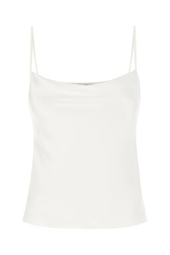 White Acetate Blend Top - Alberta Ferretti - Modalova