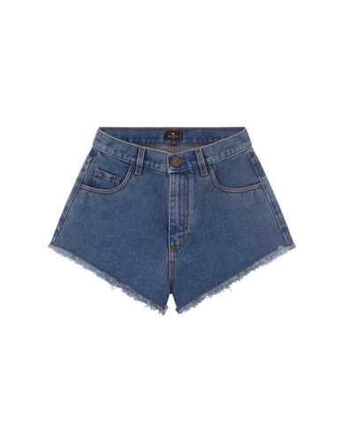 Denim Shorts With High Waist - Etro - Modalova