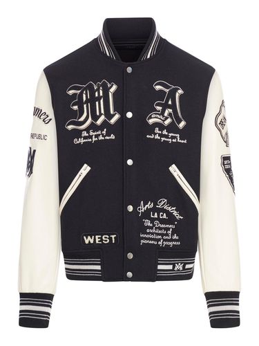 Logo Embroidered Dream Team Varsity Jacket - AMIRI - Modalova