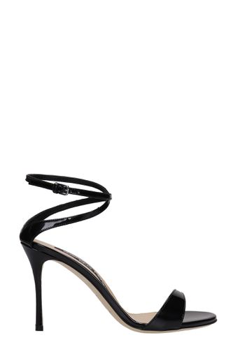 Sandals In Black Patent Leather - Sergio Rossi - Modalova