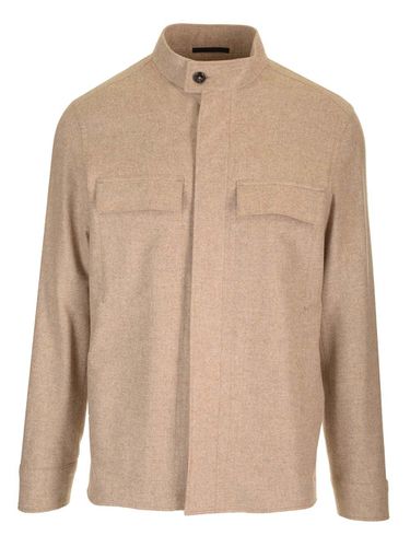 Zegna Cashmere Overshirt - Zegna - Modalova