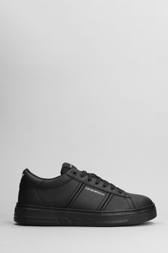 Emporio Armani Leather Sneakers - Emporio Armani - Modalova