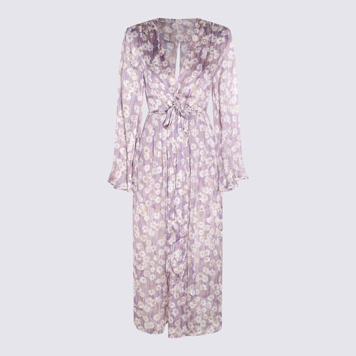 Lilac Print Long Dress - Sabina Musayev - Modalova