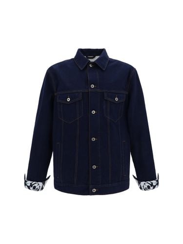 Burberry Indigo Blue Cotton Jacket - Burberry - Modalova