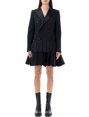 Sacai Pleated Tuxedo Blazer - Sacai - Modalova