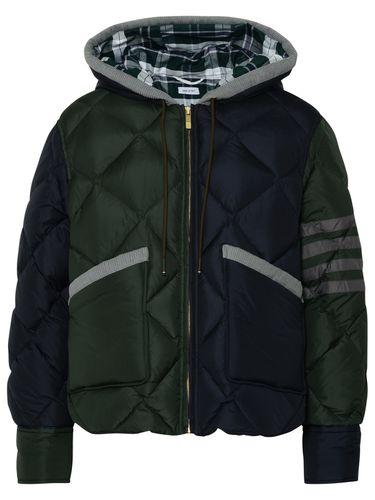 Two-tone Polyester Down Jacket - Thom Browne - Modalova