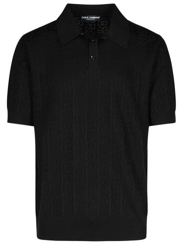 Silk Polo Shirt - Dolce & Gabbana - Modalova