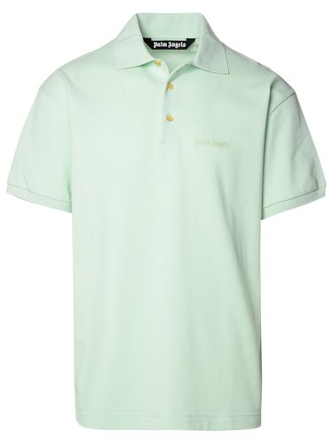 Cotton Polo Shirt With Logo - Palm Angels - Modalova