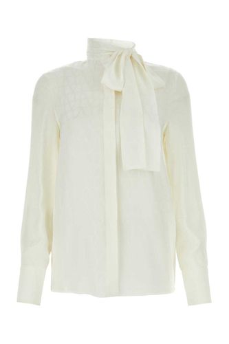 Toile Iconographe Jacquard Long-sleeved Blouse - Valentino Garavani - Modalova